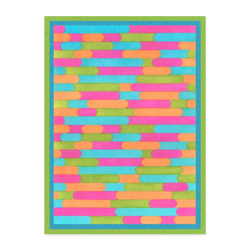 Load image into Gallery viewer, Sizzix • cosmopolitan layered stencils a6 downtown 4pcs
