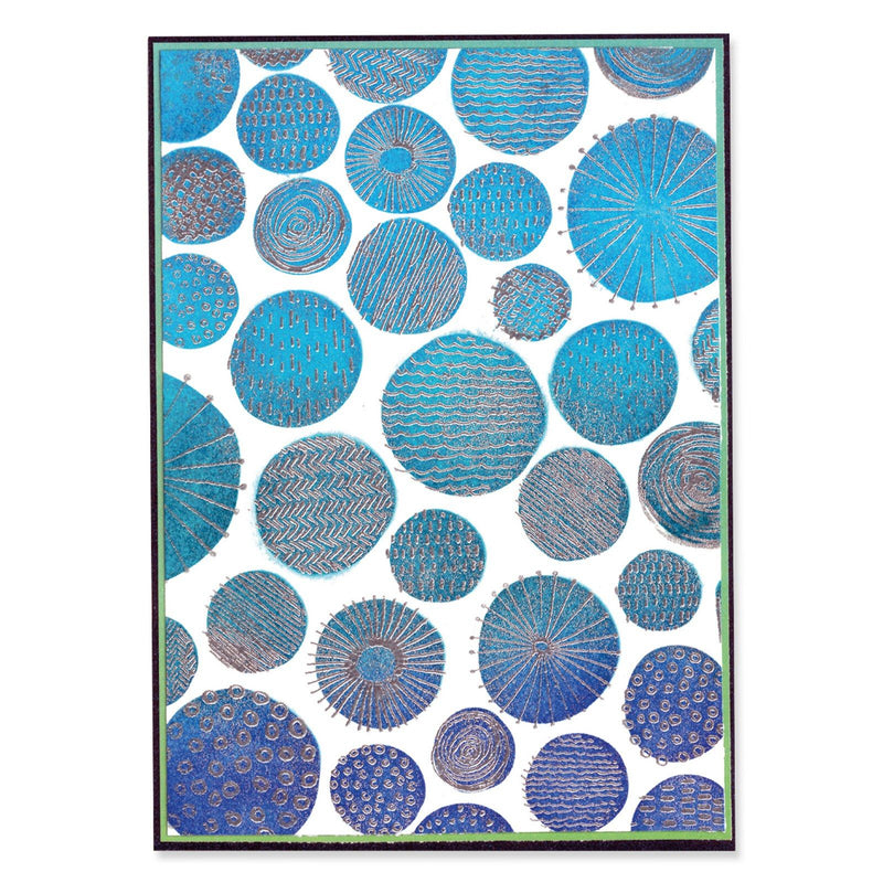Load image into Gallery viewer, Sizzix • cosmopolitan stencil a5 ecliptic adornment
