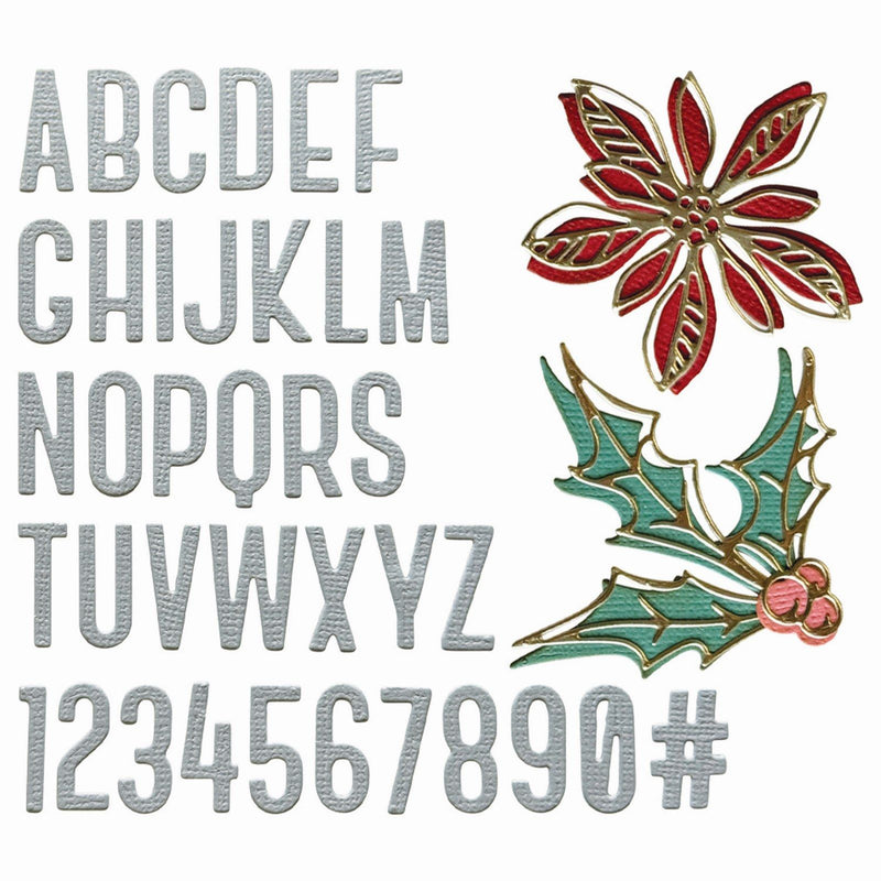 Load image into Gallery viewer, Sizzix • tim holtz thinlits die set vault seasonal sketch 43pcs
