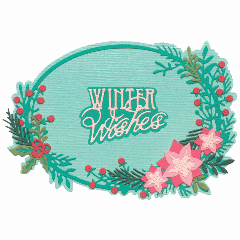 Load image into Gallery viewer, Sizzix • thinlits die set winter wishes nr.2 14pcs

