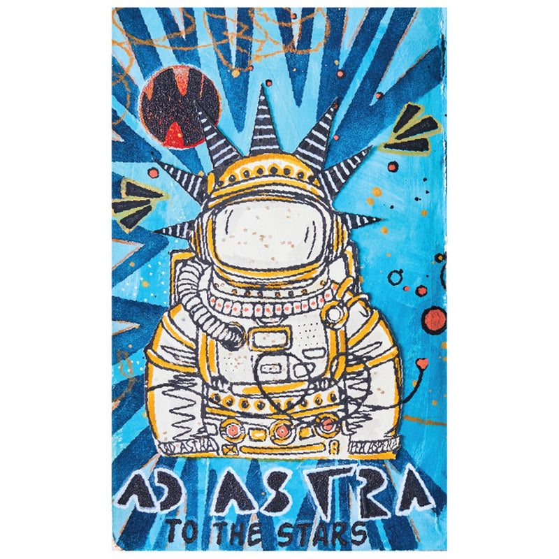 Load image into Gallery viewer, Sizzix • studio clear stamps set 10pcs 3pcs stencils ad astra by cat kerr
