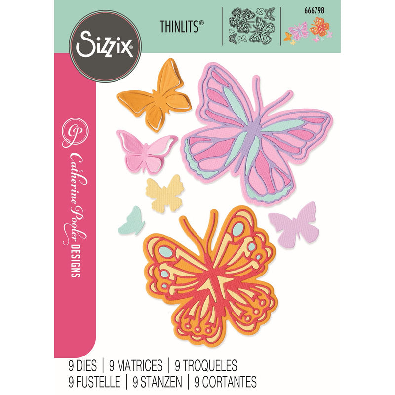 Load image into Gallery viewer, Sizzix • thinlits die set spring wings 9pcs
