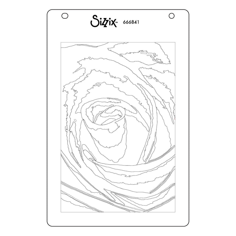 Load image into Gallery viewer, Sizzix • stencil a6 4pcs belle of the ball, adornment by stacey park
