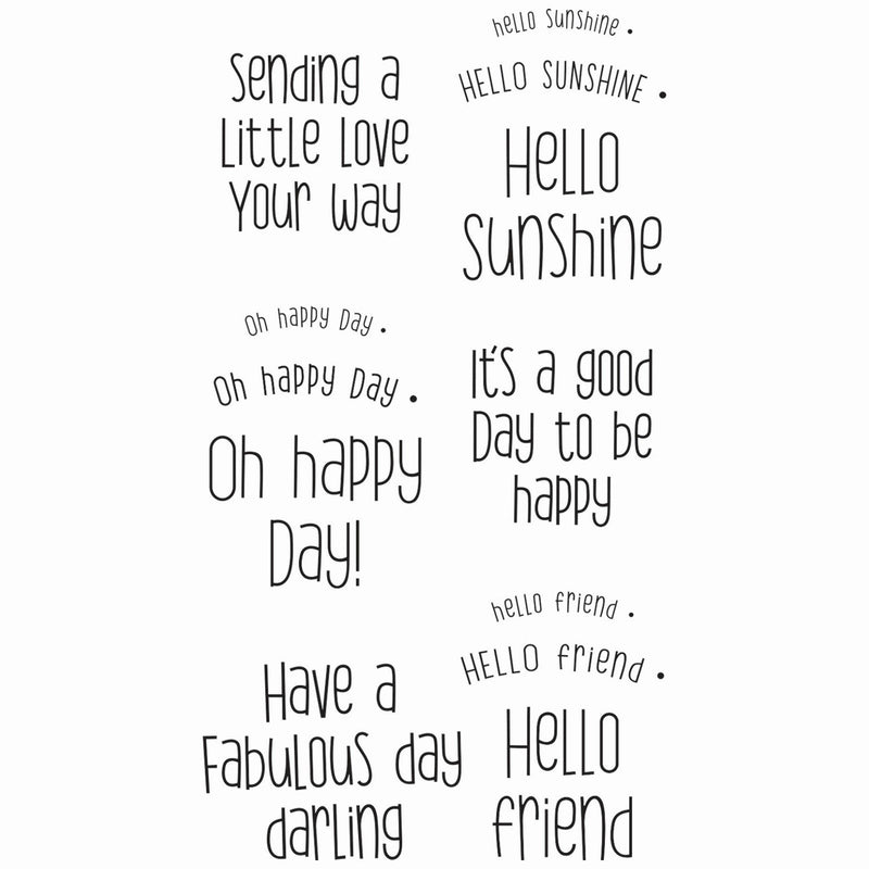 Load image into Gallery viewer, Sizzix • clear stamps set 12pcs sending a little love

