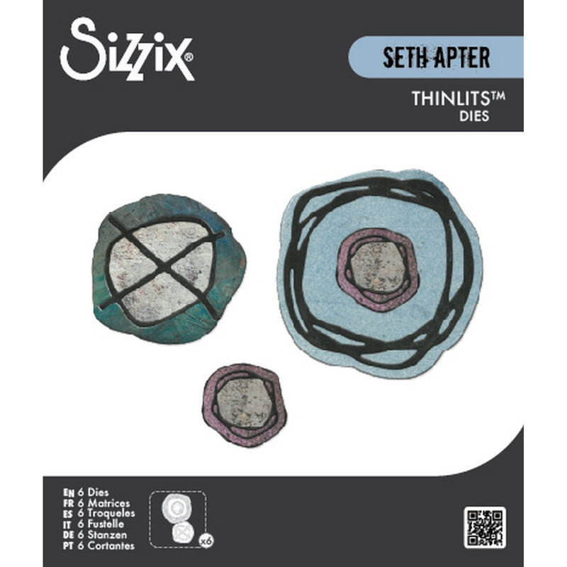 Load image into Gallery viewer, Sizzix • thinlits die set 6pcs twisters by seth apter

