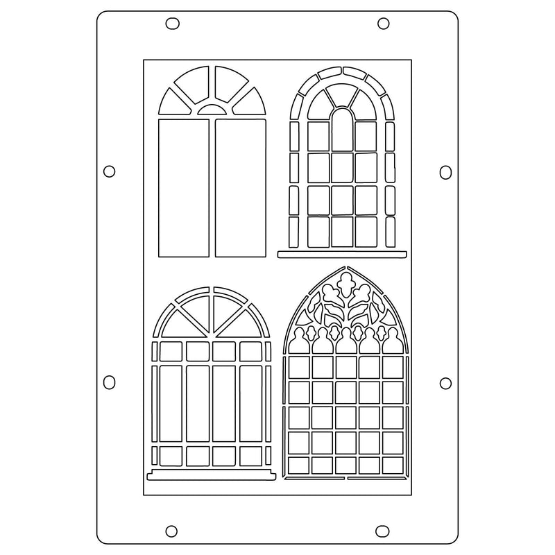 Load image into Gallery viewer, Sizzix • studio: a5 clear stamps 3pcs a5 stencils weather wonder by mark montano
