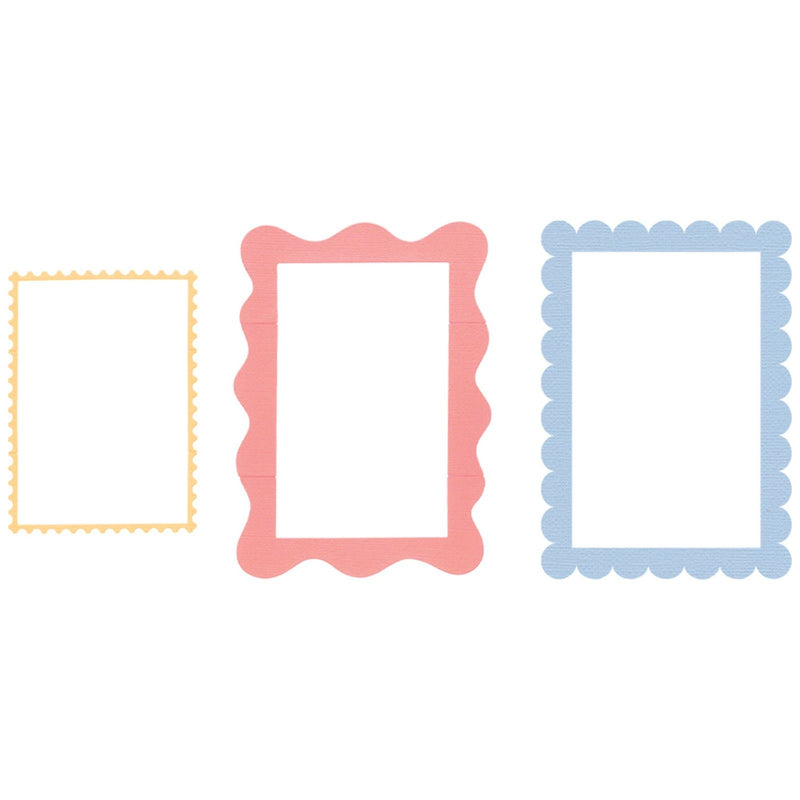 Load image into Gallery viewer, Sizzix • thinlits die set 9pcs fun borders by letters by shells
