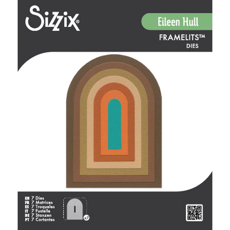 Load image into Gallery viewer, Sizzix • framelits 7pcs die set tunnel arches by eileen hull
