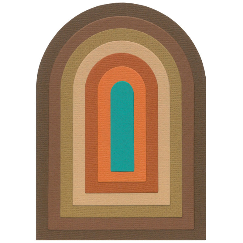 Load image into Gallery viewer, Sizzix • framelits 7pcs die set tunnel arches by eileen hull
