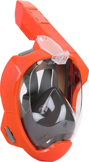 Atlantis poseidon snorkelmasker - snorkel - duikbril - snorkelset - full face masker - volwassenen - oranje - l xl