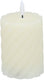 Arti casa led kaars - bewegende vlam - 7,5 x 10 cm - wit