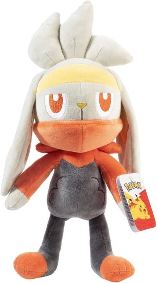 Jazwares pokémon pluche - raboot 30 cm