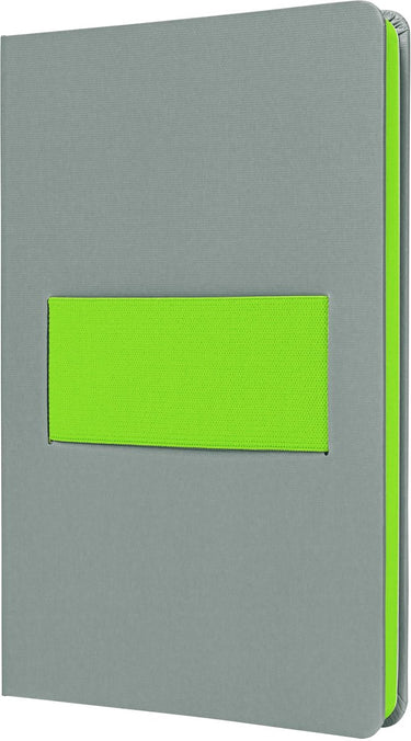 Sigel notitieboek linescape neo - formaat a5 - met lijn - lichtgrijs lime - si-ls201