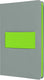 Sigel notitieboek linescape neo - formaat a5 - met lijn - lichtgrijs lime - si-ls201