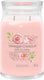 Yankee candle - fresh cut roses large jar geurkaars - 90 branduren - twee lonten