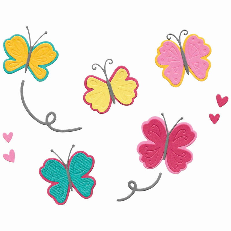 Load image into Gallery viewer, Sizzix • framelits die set bright butterflies nr.2 by catherine pooler 10pcs
