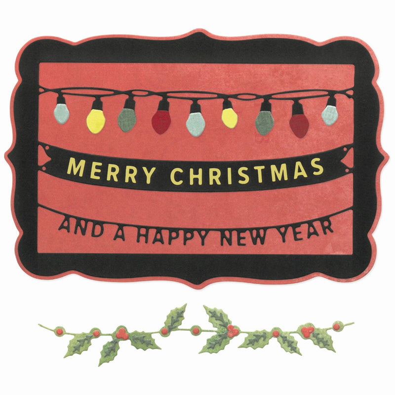 Load image into Gallery viewer, Sizzix • thinlits die set snap and swap merry christmas by 49 and market 15pcs
