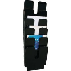 Durable folderhouder flexiplus a4 zwart pak 6 stuks
