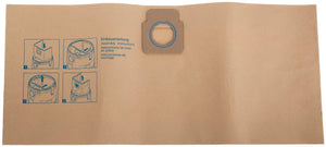 Nilfisk staubsaugerbeutel filter bag 1-ply 5pcs f.turbo gt