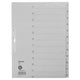 Tabbladen leitz 1233 grijs, 1 set
