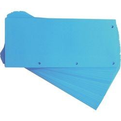 Scheidingsstroken oxford duo blauw 60 stuks