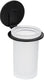 Wenko turbo-loc tandenborstelbeker bivio mat zwart aluminium - tandenborstelhouder - zwart - zelfklevend - zonder boren