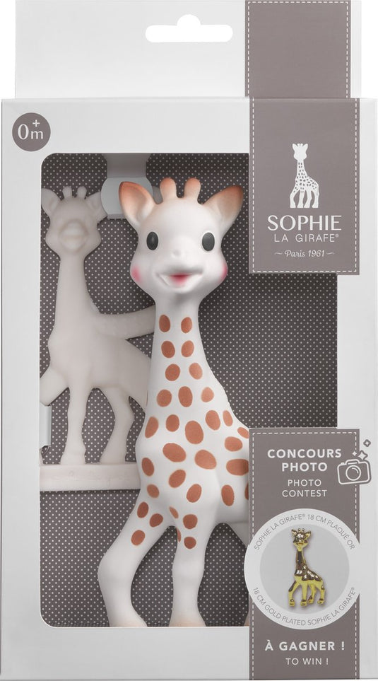 Sophie de giraf award set - bijtspeelgoed - bijtring - baby speelgoed - 100% natuurlijk rubber - bpa- pvc-vrij - 2 stuks