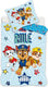 Paw patrol - dekbedovertrek - dreumes formaat - 100x140cm - katoen