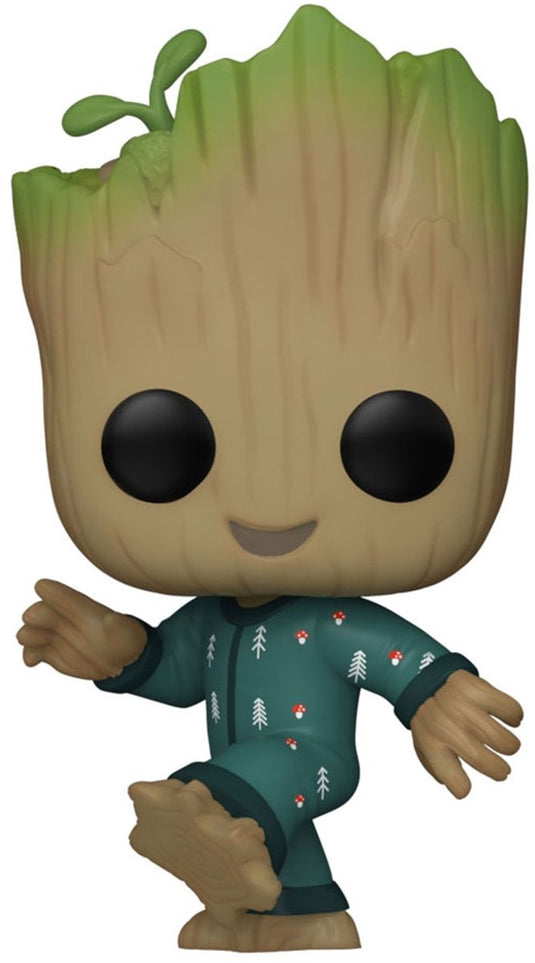 Marvel funko i am groot - pop! groot pjs dancing 9 cm verzamelfiguur - multicolours