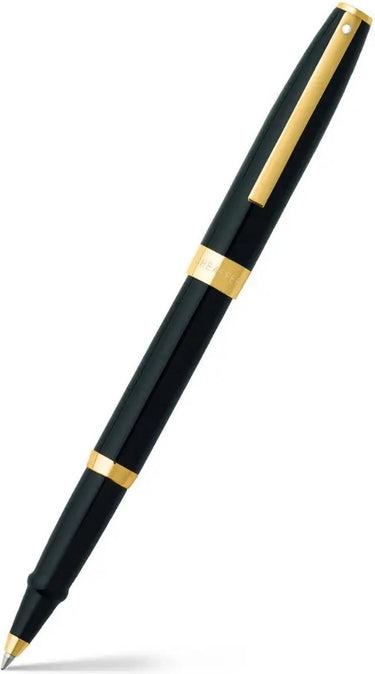 Sheaffer rollerball - sagaris - glanzend zwart met goud - penpunt m - schrijfkleur zwart - sf-e1947151