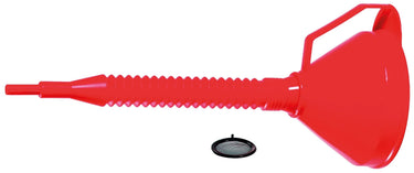 Producten trechter met flexibele tuit en zeef 160mm