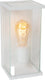 Lucide claire - wandlamp binnen buiten - 1xe27 - ip54 - beweging dag nacht sensor - wit