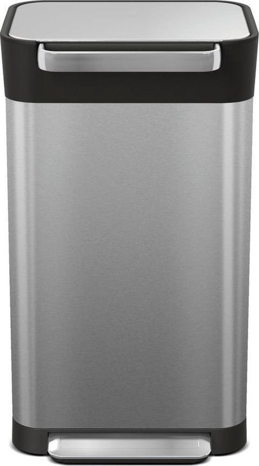Joseph joseph intelligent waste prullenbak titan slim - rvs - 30 l - zilver