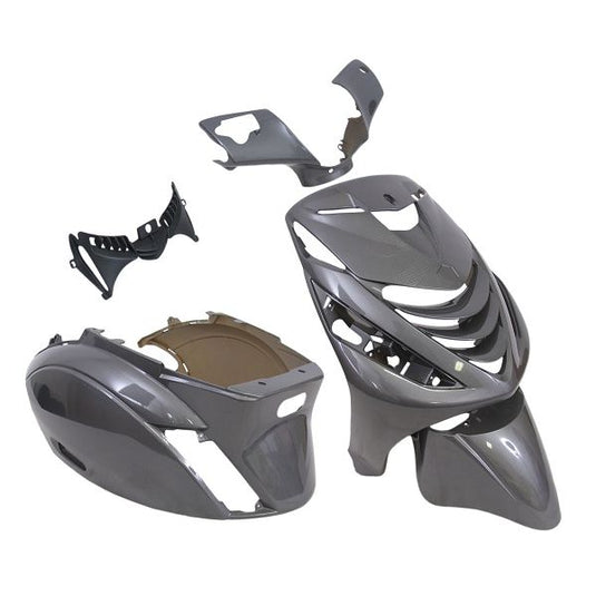 Edge plaatset 5-delig voor piaggio zip-sp vanaf bouwjaar 2000 - anthraciet