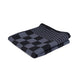 Wecoline weco theedoek geblokt zwart 70x70cm (6 stuks)