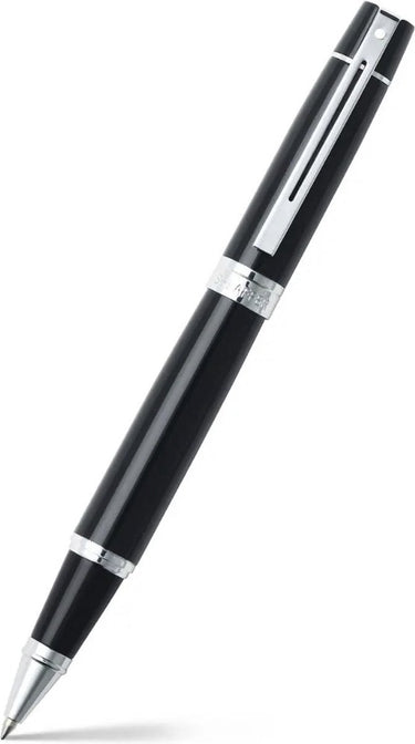 Sheaffer rollerball - 300 - glanzend zwart en chroom - penpunt m - schrijfkleur zwart - sf-e1931251
