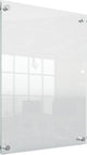 Nobo premium plus wandgemonteerde a3 poster frame voor documenten, posters - met hoekmontage - transparant acryl