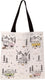 Puckator tas shopper - wildwood camper caravan - polykatoen herbruikbaar - 39.5x37.5cm