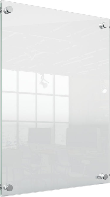 Nobo premium plus wandgemonteerde a3 poster frame voor documenten, posters - met hoekmontage - transparant acryl
