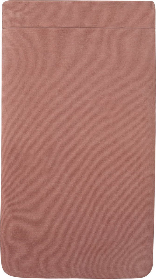 Witlof for kids wiegdeken tuck-inn dusty pink velvet rib 40 x 80 cm