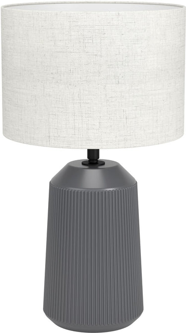 Eglo capalbio tafellamp - e27 - 41 cm - grijs zandkleur - keramiek