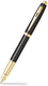 Sheaffer vulpen - 100 e9322 - m - glossy black gold tone - sf-e0932253