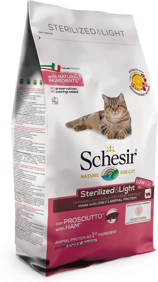 Schesir sterilized ham ham - kattenvoer - 10 kg