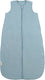 Meyco baby uni baby slaapzak gevoerd - pre-washed hydrofiel - jeans blue - 110cm - 2.0 tog