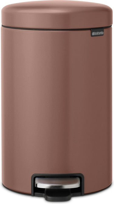 Brabantia newicon prullenbak - 12 liter - satin taupe