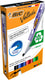 Bic velleda 1701 ecolutions whiteboard stiften medium kogelpunt - diverse kleuren - pack van 4 stuks