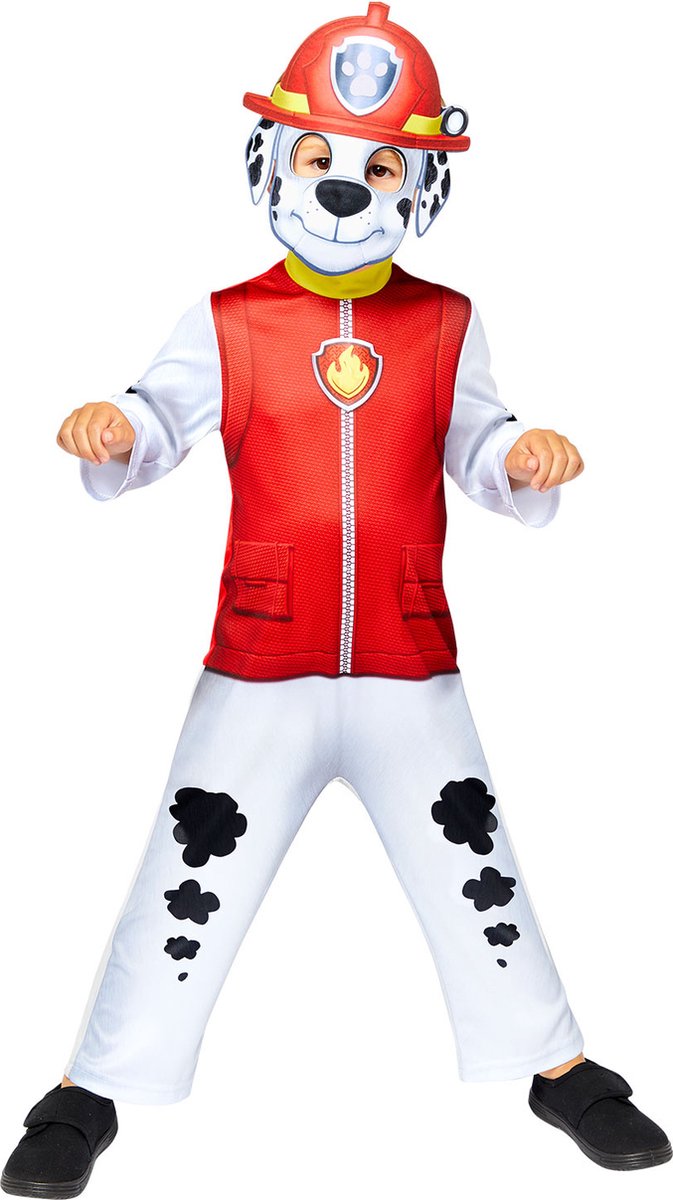 Load image into Gallery viewer, Paw patrol kinderkostuum marshall, 3-4 jaar
