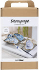 Creativ company cc hobbyset decoupage oesterschelpen blauw