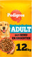Pedigree hondenbrokken - adult droogvoer - rund en groenten - 12kg