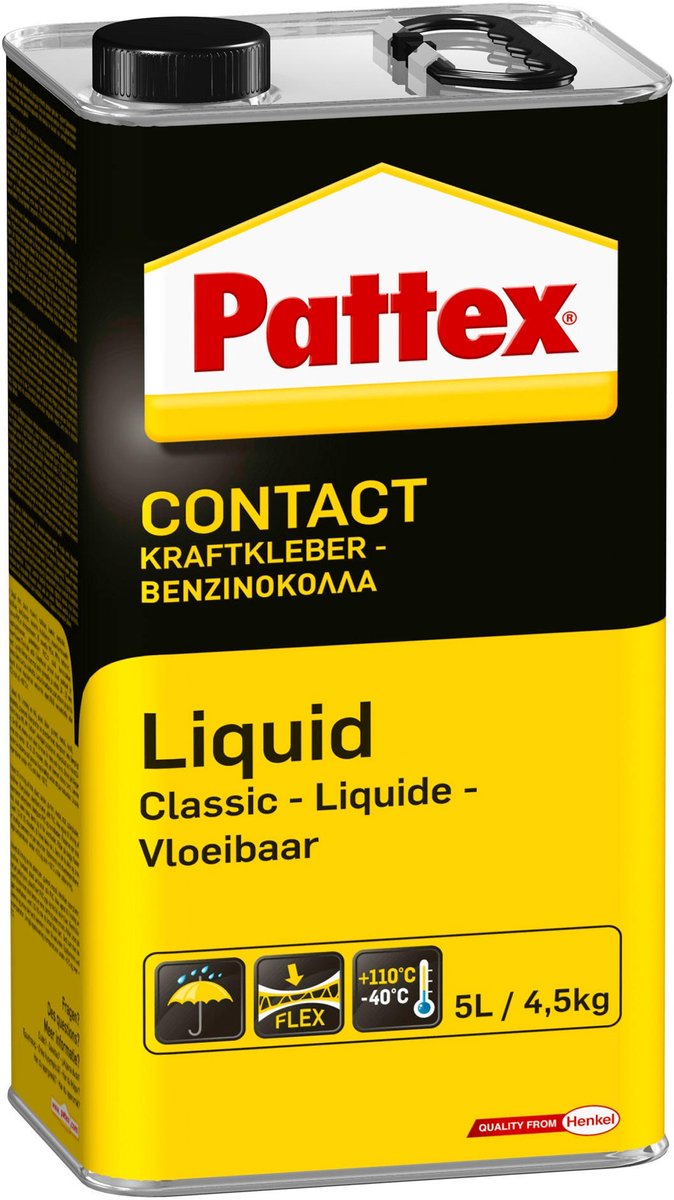 Load image into Gallery viewer, Pattex pro contactlijm vloeibaar 4.5 kg – extra sterk – voor hout, metaal en kunststof meer– professioneel gebruik
